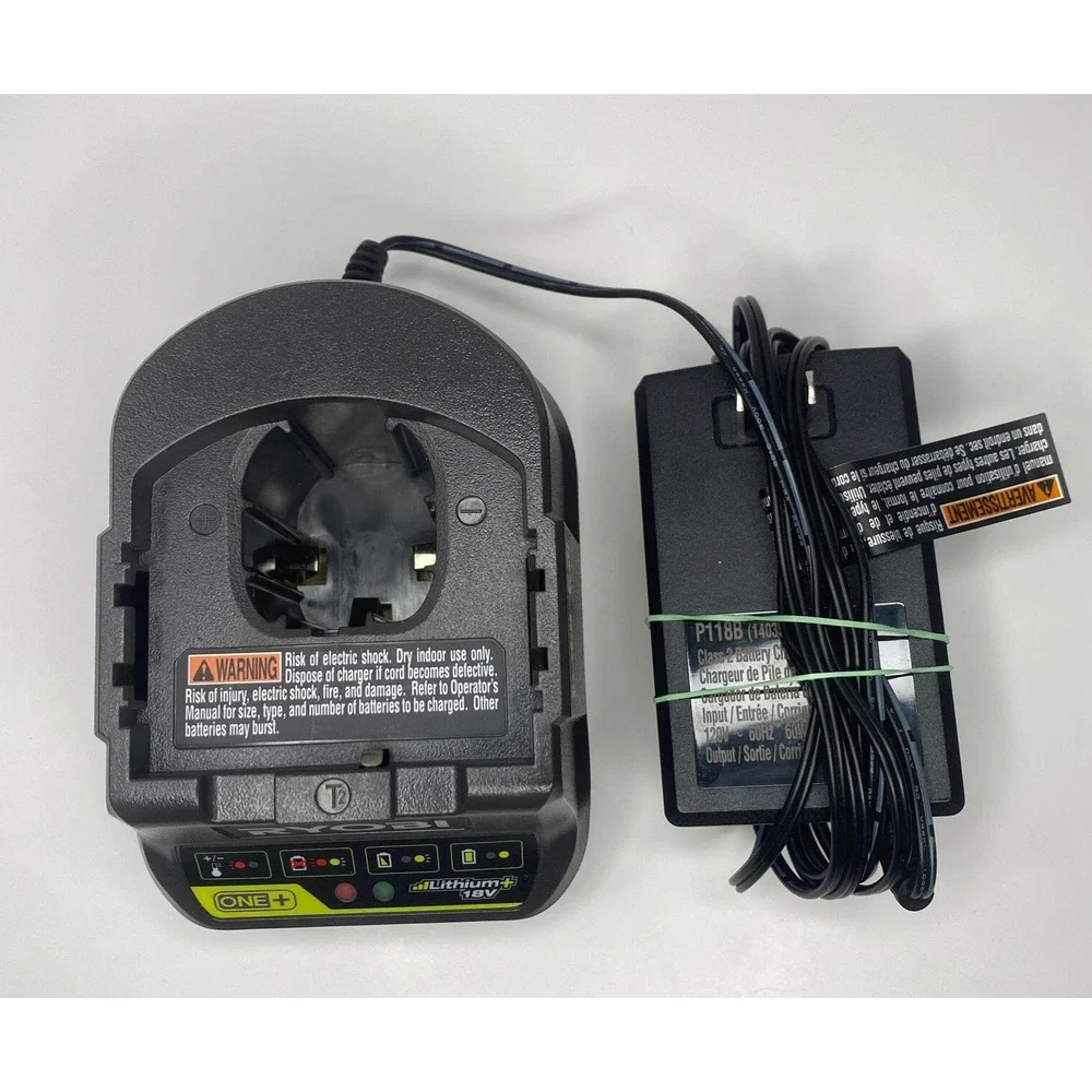 18V Ryobi P118B Lithium Ion 18 Volt Compact Battery Charger New No Box.EXCELLENT